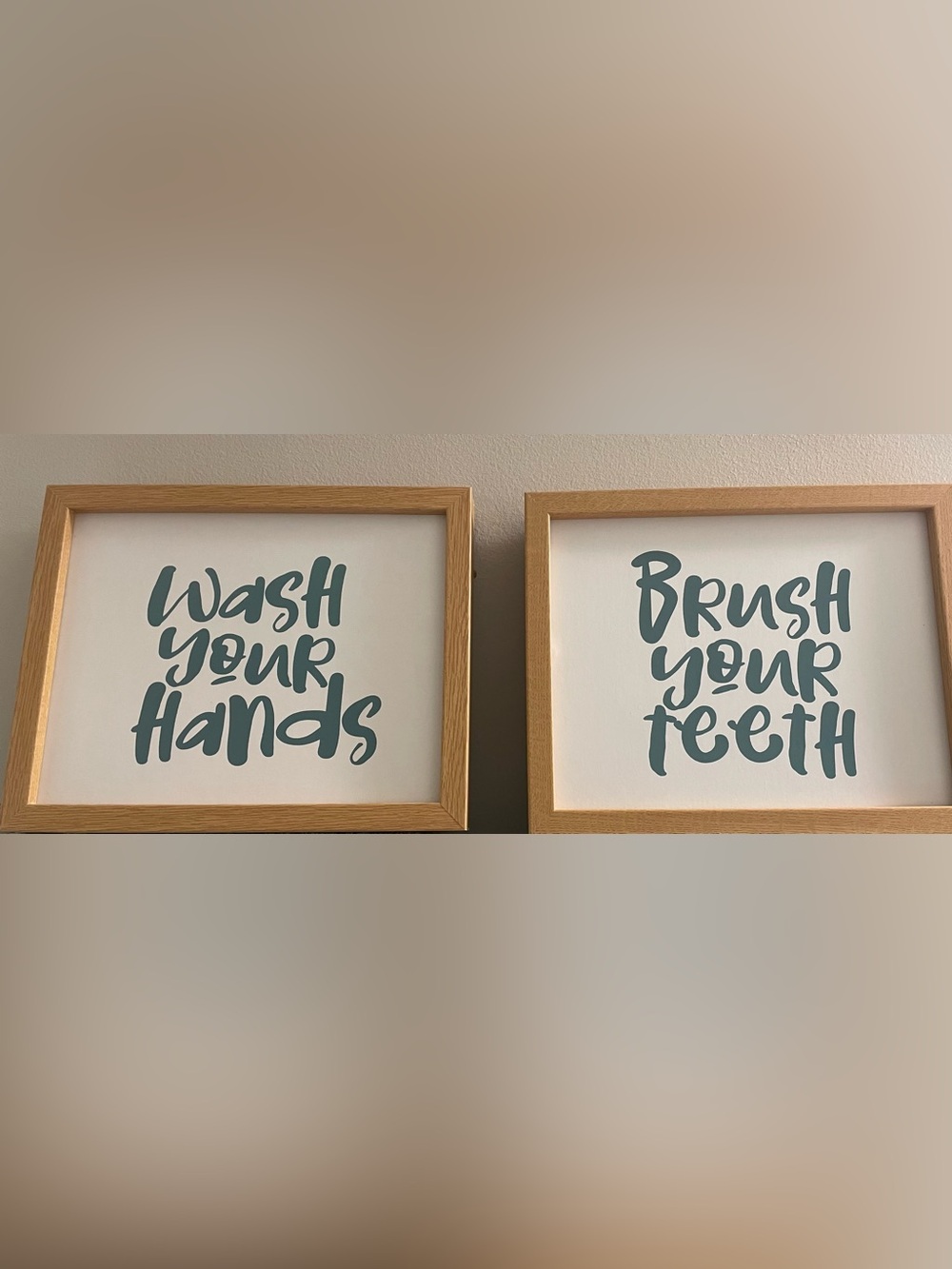 Bathroom Decor - Instructions that should go without saying NWT
